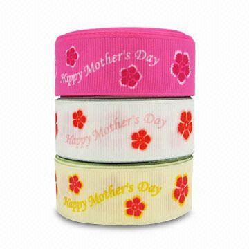 Webbing Ribbon, Customized Designs are Welcome, Suitable for Mother's Day Gift Packaging