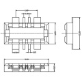 0,8 mm femelle H0.75 Board to Board Connecteur