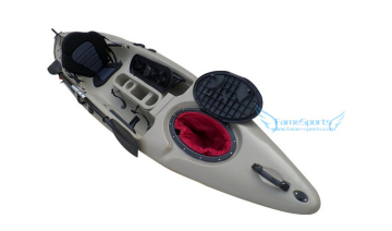 Kayak PE plastique canot une personne pêche été eau barques