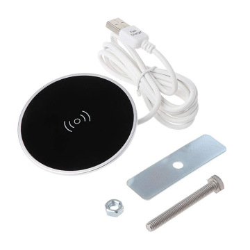 Factory Price 60mm Built-in Desktop Wireless Charger Pad