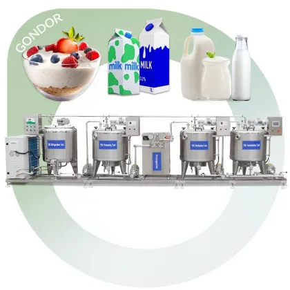 Fresh Cow Milk Processing Plant: Cheese, Yogurt, Butter Production Equipment
