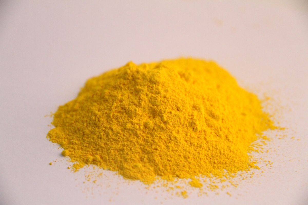 Fluorescent sign powder coating