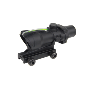 LUGER 4X32 Fiber Optic Hunting Scope with Etched Reticle and 20mm Mount