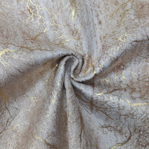 Țesătură pentru tapițerie din catifea Holland Foil Aur de înaltă calitate