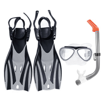 Set da pinna da snorkeling per bambini con occhiali da biliardo e copertura del naso