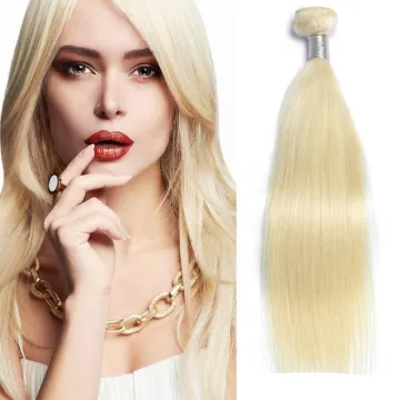 Rebecca fashion 613 Blonde Straight Weave Raw  virgin Remy human hair bundles  human hair bundles Human Hair Extension
