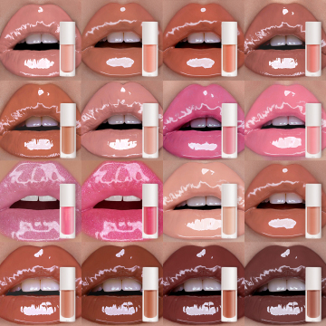 16 Warna Mengubah Minyak Bibir Berkara Pigmen Besar Magic Moisturizing Fruiting Fruiting Clear Vegan Pink Lipgloss Lip Plumper Gloss
