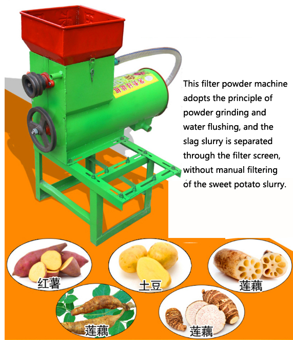 Sweet Potato Starch Making Equipment/Cassava Flour Processing Equipment/Cassava Grinder Mill Processing Machine