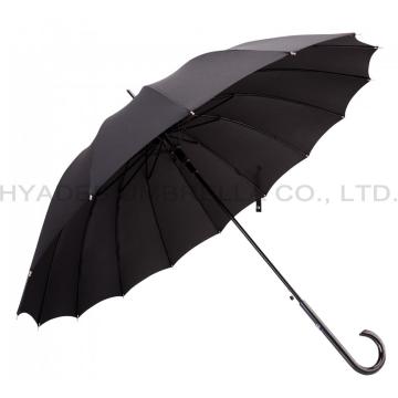 Men's Black Automatic Windproof Umbrella