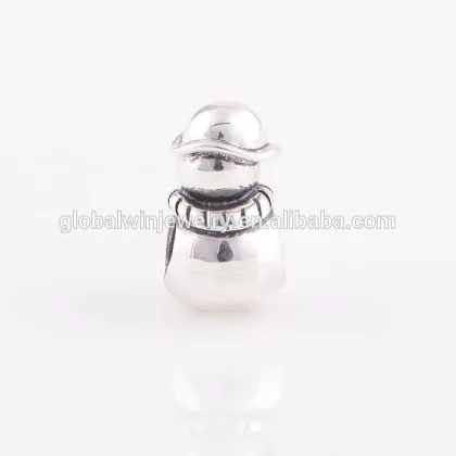 925 Silver Charm Snowman Charm Festival Charm