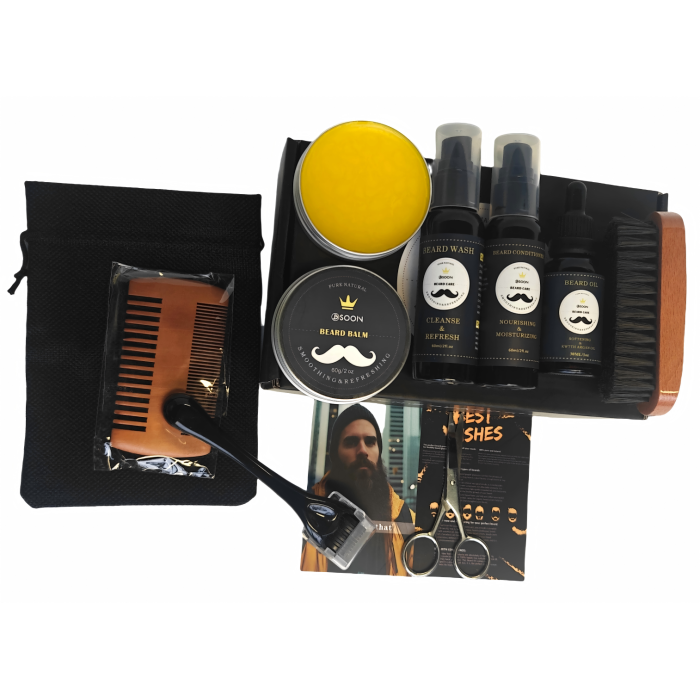 Kit de estilo de barba de 8 piezas