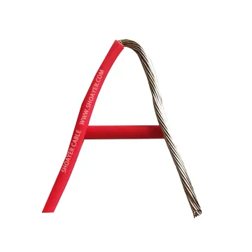 SYS AFT250 2.5mm² 19/0.41mm Silver-Plated PTFE Insulated Single Core Red Wire