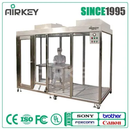 Class 1000 portable softwall clean room clean booth for refurbish mobile phone