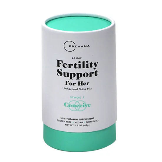 Round Paper Tea Box Packaging