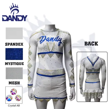 Custom Backless Sublimated Cheerleading Squad Uniforms
