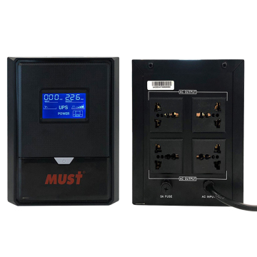 Offline UPS System: 1500VA 900W with 2pcs 12V 9Ah Built-in Batteries