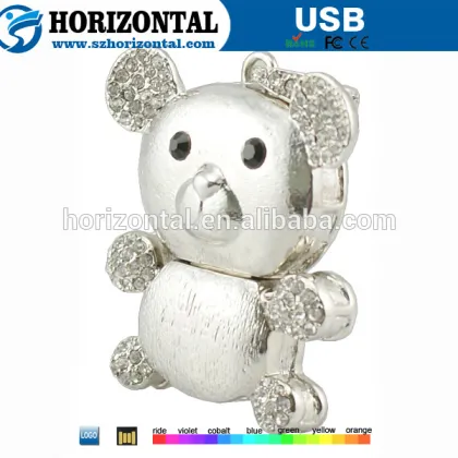 Cute cartoon character bear USB flash drive high speed