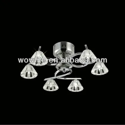 6 Lights crystal bedroom ceiling lighting X1179-6