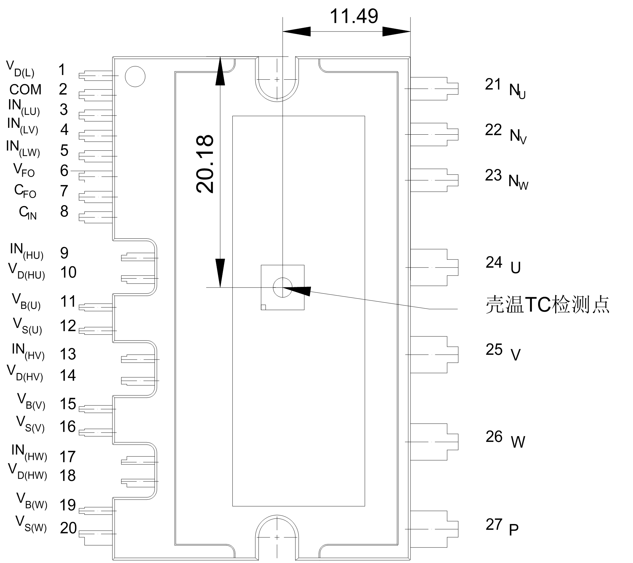 BIPN60020C.Pin Configuration