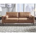 Faux Leather Sofa High Cost-effective NEW Design Mid Century Modern Faux Leather Sofa Factory