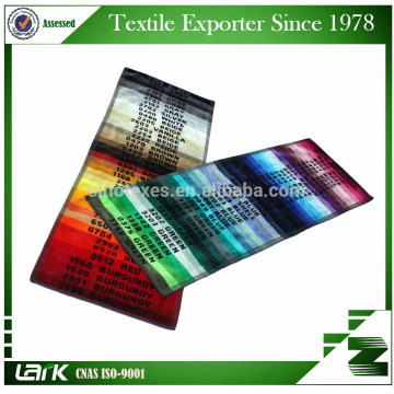 High quality dyed yarn 100% cotton hand towel face washer, rainbow color towel