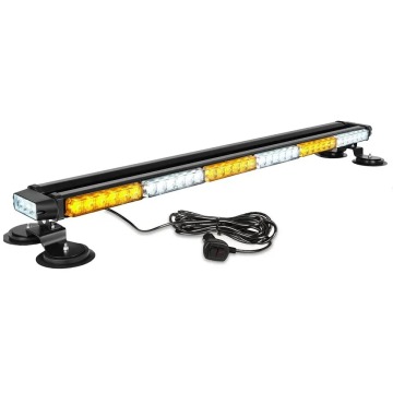 38\" 78W 78LEDs DC12V/24V Amber Safety Emergency Revolving Ambulance LED Light Bars