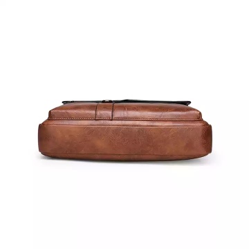 Large Leather Laptop Messenger Bag for Men