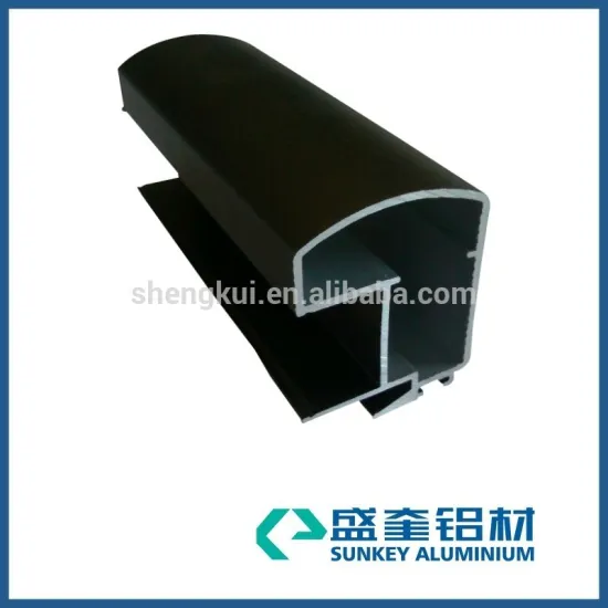 Perfil de aluminio Anodize Bronze color Window Frame Window Aluminum Profiles