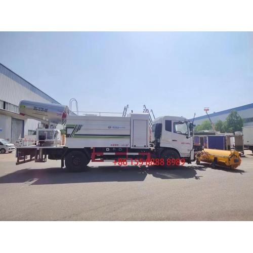 Multi-function dust suppressor truck with snow removal roller