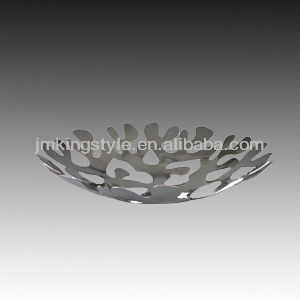 Guangdong Jiangmen KK0207 Coral 1.5mm thick Stainless Steel metal fruit plate