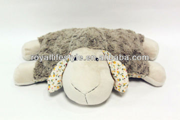 plush sheep cushion for baby