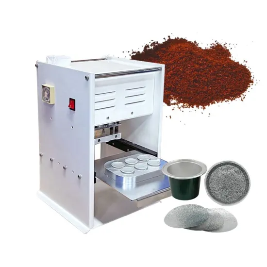 High Efficiency Automatic 3.7cm Aluminum Foil Coffee Capsule Sealer