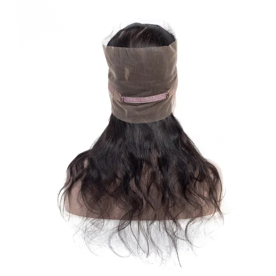 Megalook Hair Discounts Natural Hairline Unprocessed Brazilian Virgin Mink 100% Human Hair 360 Lace Frontal Body Wave