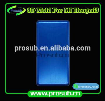 3D sublimation mobile phone case cover plastic injection mould for SFM- redmi 3