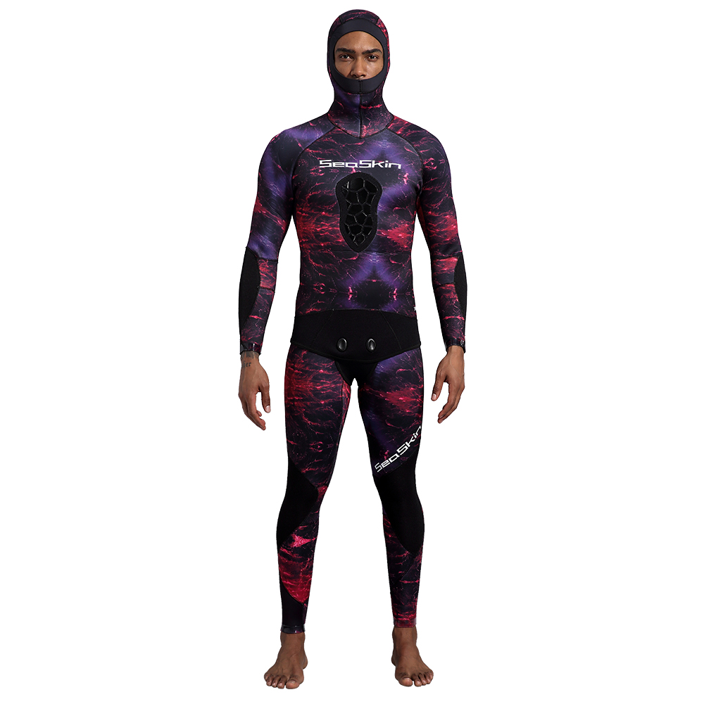 Seaskin Mampat 3mm Neoprene Hooded Spearfishing Wetsuit