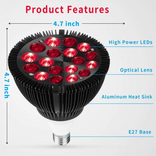 Red Light Therapy Bulb by WENYI