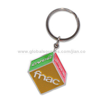 Zinc Alloy Enamel Keychain with Bottle Opener Design, Customized Designs are Welcome