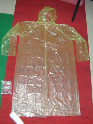 Disposable PE Long Raincoat