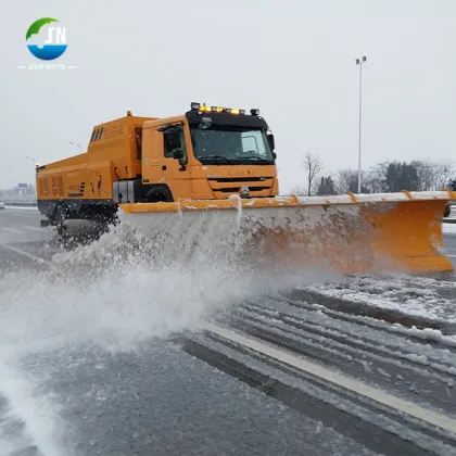 3-in-1 Heavy-Duty Plow Broom Blast Runway Snow Removal Equipment for Airports
