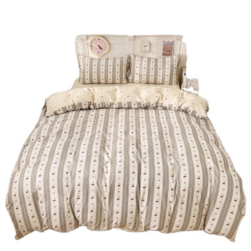 Thick Soft Microfiber Bedding Set - Custom Print Queen/King Size Sheets & Duvet Cover