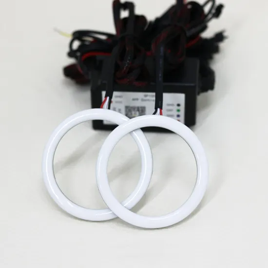 Cotton LED Angel Eyes: Waterproof Multi-Color 80mm 12V LED Halo Rings for Universal Car Lighting