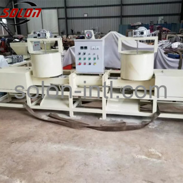 Hydraulic wood pallet machine from wood waste