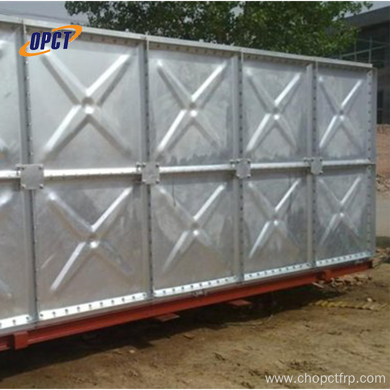 50m3 hot dip galvanized water tanks bolted connection