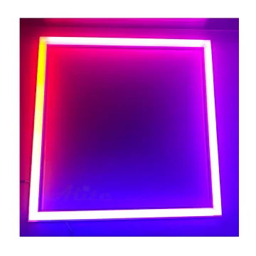 Adjustable Dimmable App Remote LED RGB Frame Panel Light 180-264V 595x595