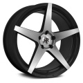 17&quot; 18&quot; 5 Spokes concave rim black machined