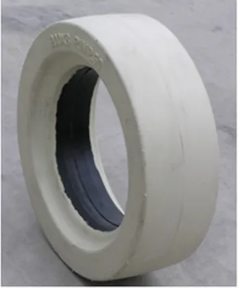 Solid Lifting Platform Tyre 406×125