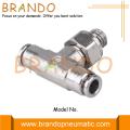 Male Branch Tee Push In Miniature Pneumatic Fittings