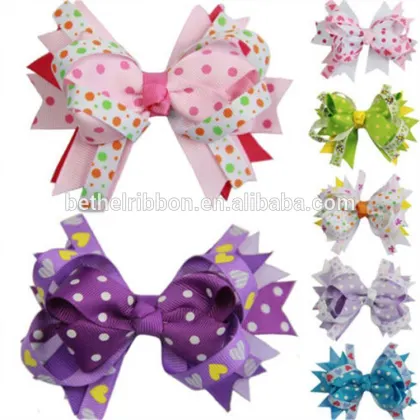 Wholesale Hair bows Fashion promotional barrettes for kids