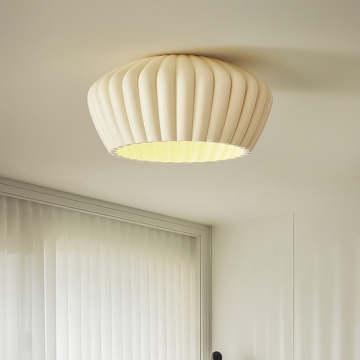 Nordic Modern Dimmable Round Ceiling Lamp for Indoor Home Lighting