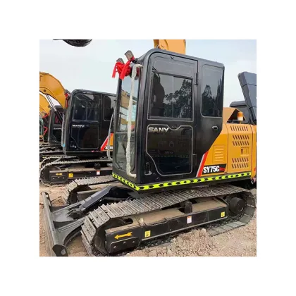 SY75C China Made SANY SY75 Crawler Excavator - Second-hand Multi-Function Bulldozer with Dozer Blade
